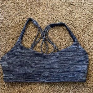 Grey/Black Lululemon sports bra
